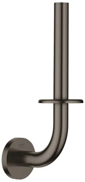 Grohe Essentials Halter für zusätzliches Toilettenpapier, gebürstetes Hard Graphite